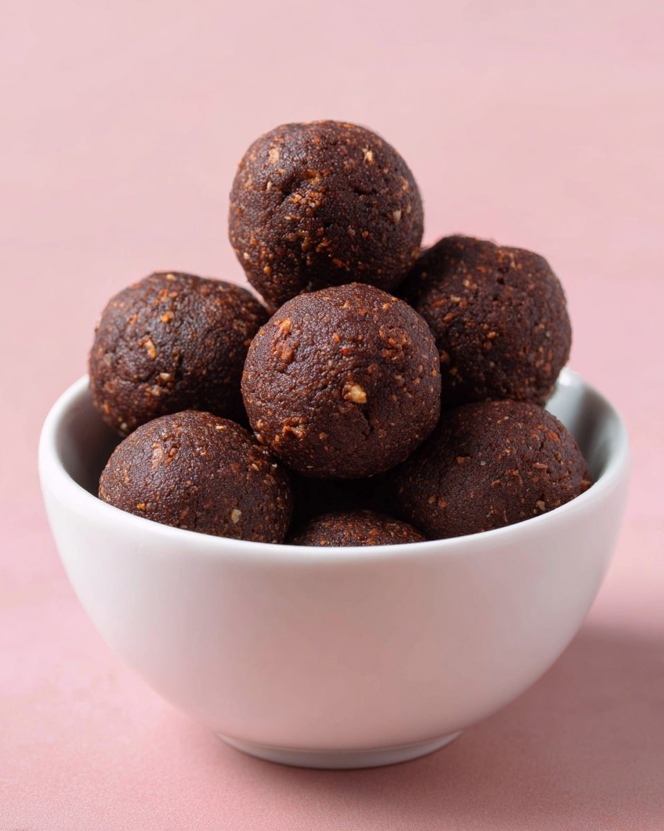 Brownie Batter Protein Balls Recipe - Recipe Image — Brownie Batter Protein Balls, healthy no-bake snacks, protein snack ideas, chocolate energy bites, quick healthy treats