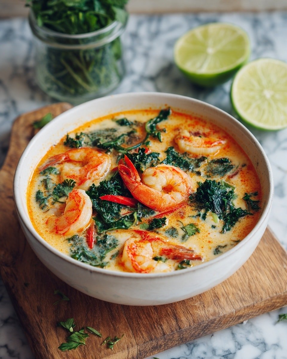 Thai Coconut Shrimp Soup Recipe - Recipe Image — Thai Coconut Shrimp Soup, Thai Coconut Soup, Shrimp Soup Recipe, Coconut Milk Soup, Thai Seafood Soup