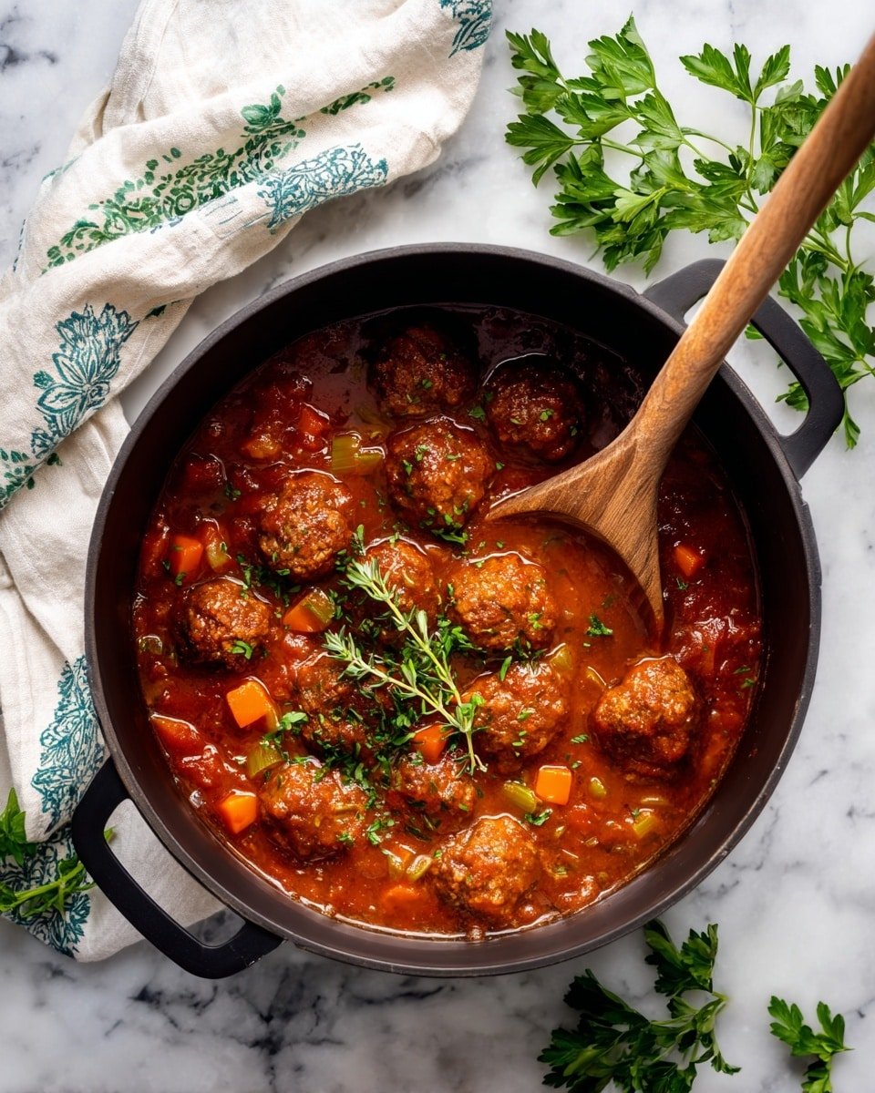 Stuffed Meatballs in Guinness Gravy Recipe - Recipe Image — Stuffed Meatballs in Guinness Gravy, Irish meatball recipes, hearty meatball dishes, cheese-stuffed meatballs, Guinness gravy recipes
