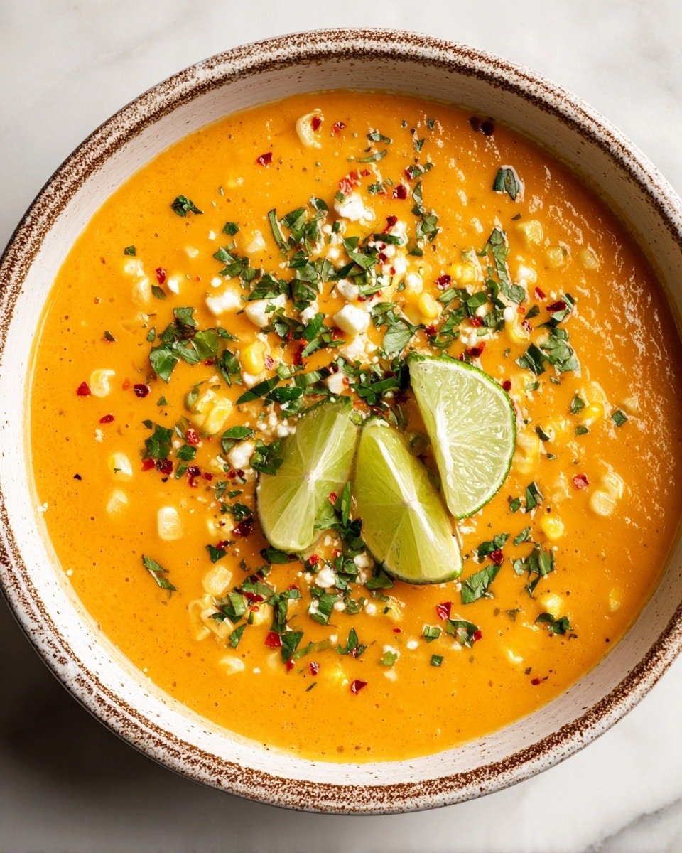 Street Corn Chicken Chili Recipe - Recipe Image — Street Corn Chicken Chili, spicy chicken chili with corn, summer festival inspired chili, hearty chicken and corn stew, quick flavorful chili recipe