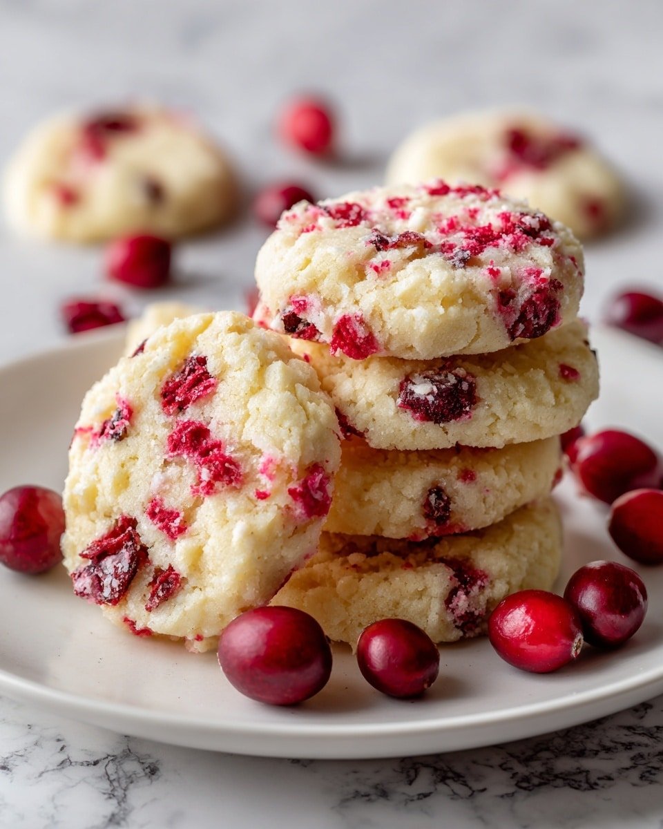 Cranberry Orange Shortbread Cookies Recipe - Recipe Image — Cranberry Orange Shortbread Cookies, festive holiday cookies, buttery cranberry cookies, citrus shortbread treats, easy holiday cookie recipe