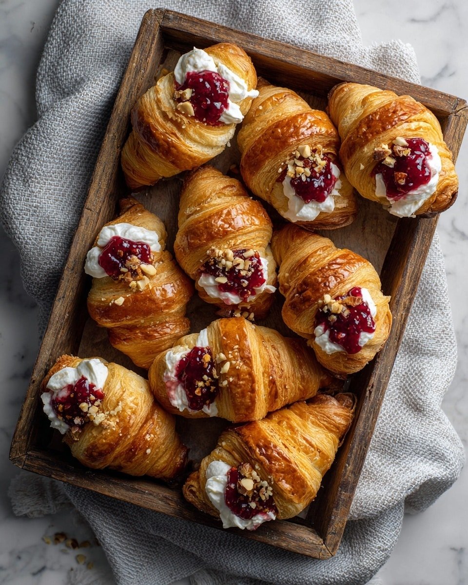 Cranberry Cream Cheese Crescent Bites Recipe - Recipe Image — Cranberry Cream Cheese Crescent Bites, holiday appetizer recipes, festive finger foods, easy cranberry crescent bites, holiday party snacks