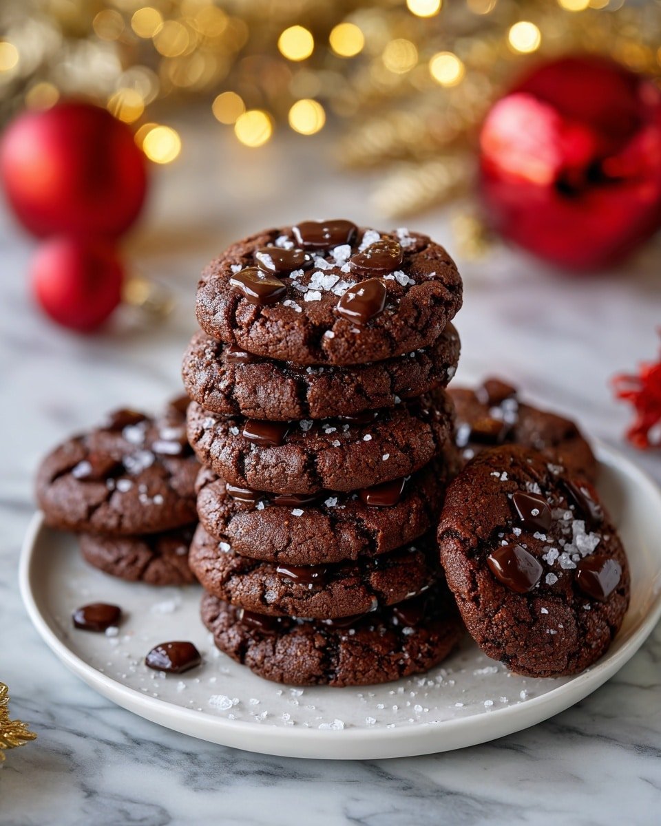 Fudgy Chocolate Brownie Cookies Recipe - Recipe Image — Fudgy Chocolate Brownie Cookies, decadent brownie cookies, chocolate cookie recipes, easy brownie cookies, rich chocolate desserts