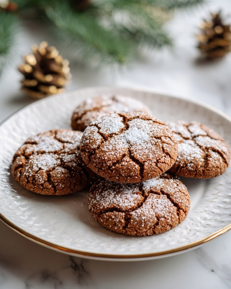 Spiced Molasses Cookies Recipe - Recipe Image — Spiced Molasses Cookies, molasses cookies with spices, holiday spice cookies, chewy ginger molasses cookies, warm spiced cookie recipe