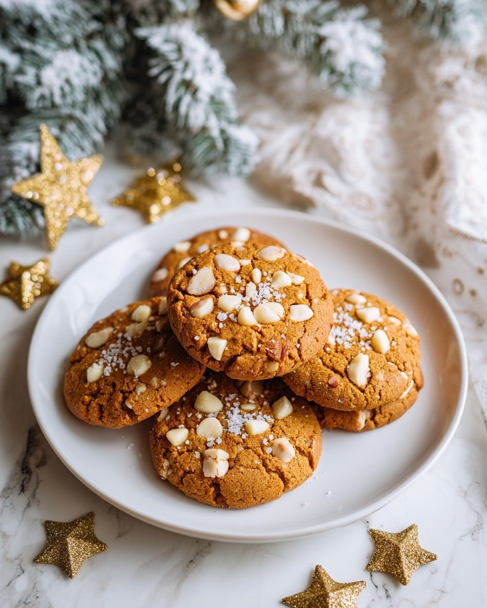 White Chocolate Macadamia Nut Cookies Recipe - Recipe Image — White Chocolate Macadamia Nut Cookies, white chocolate cookie recipe, macadamia nut cookies, easy cookie recipe, buttery cookie treats