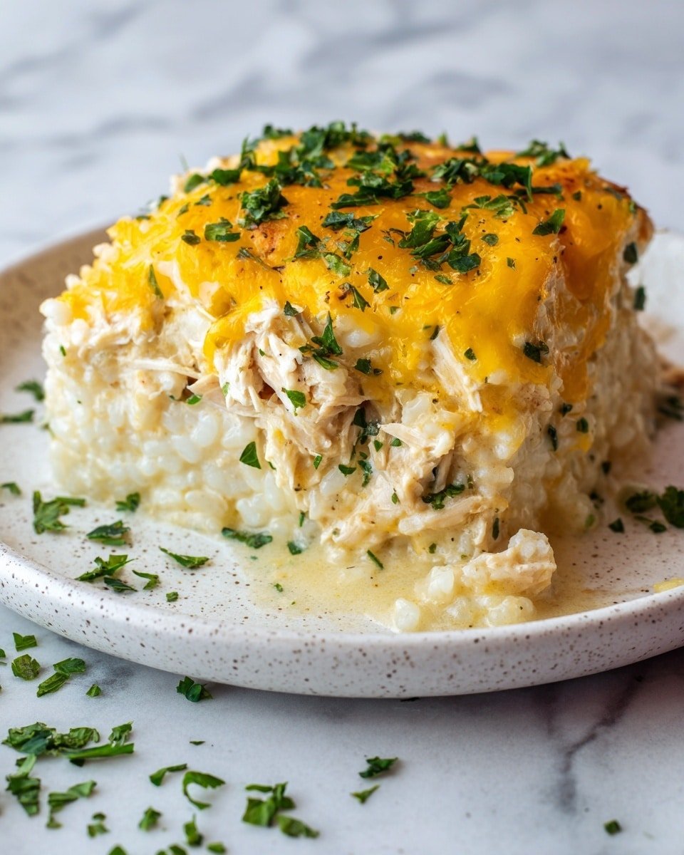Healthy Chicken Cauliflower Rice Casserole: The Cozy Casserole That Won’t Weigh You Down Recipe - Recipe Image — Healthy Chicken Cauliflower Rice Casserole, healthy chicken casserole, cauliflower rice recipes, low-carb chicken casserole, light comfort food