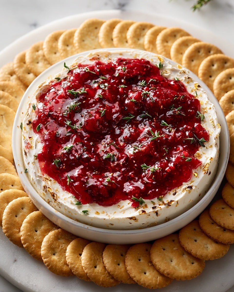 Spicy Cranberry Jalapeno Dip (Perfect for Holidays) Recipe - Recipe Image — Spicy Cranberry Jalapeno Dip, holiday cranberry jalapeno dip, festive spicy cranberry dip, easy holiday appetizer, flavorful cranberry jalapeno dip