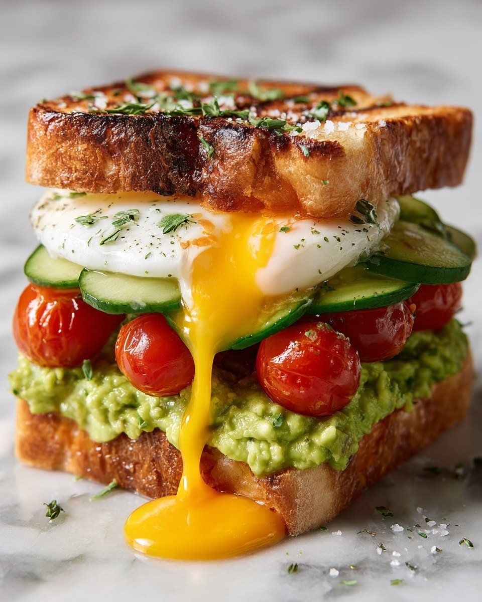Mediterranean Breakfast Sandwich Recipe - Recipe Image — Mediterranean Breakfast Sandwich, Mediterranean breakfast ideas, hearty breakfast sandwiches, healthy breakfast recipes, brunch sandwich recipes