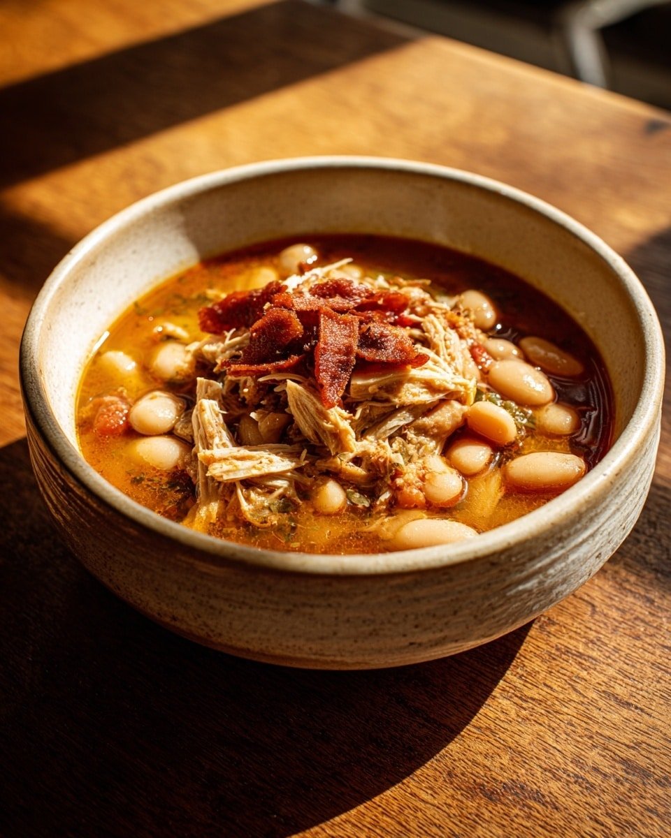 35-Minute White Cheddar Apple Chicken Chili Recipe - Recipe Image — White Cheddar Apple Chicken Chili, quick chicken chili recipe, cozy weeknight dinner, easy apple chili, homemade chicken chili