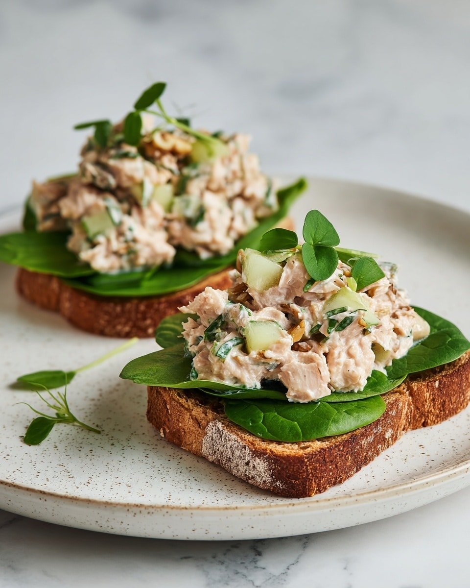 Healthy Apple Tuna Salad with Greek Yogurt Recipe - Recipe Image — Healthy Apple Tuna Salad with Greek Yogurt, Tuna Salad with Apples and Greek Yogurt, Healthy Tuna and Apple Lunch, Wholesome Tuna Salad Recipe, Quick Healthy Salad Ideas