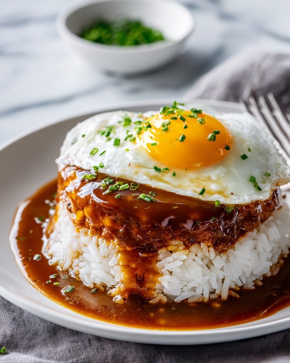 Ultimate Hawaiian Loco Moco Recipe - Recipe Image — Ultimate Hawaiian Loco Moco, Hawaiian Loco Moco, Hawaiian comfort food, easy loco moco recipe, hearty Hawaiian dishes
