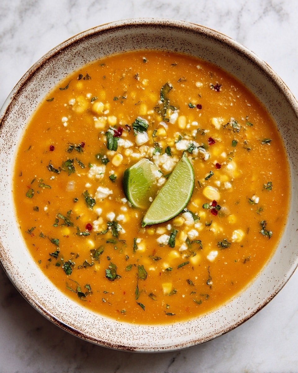 Street Corn Chicken Chili Recipe - Recipe Image — Street Corn Chicken Chili, spicy chicken chili with corn, summer festival inspired chili, hearty chicken and corn stew, quick flavorful chili recipe