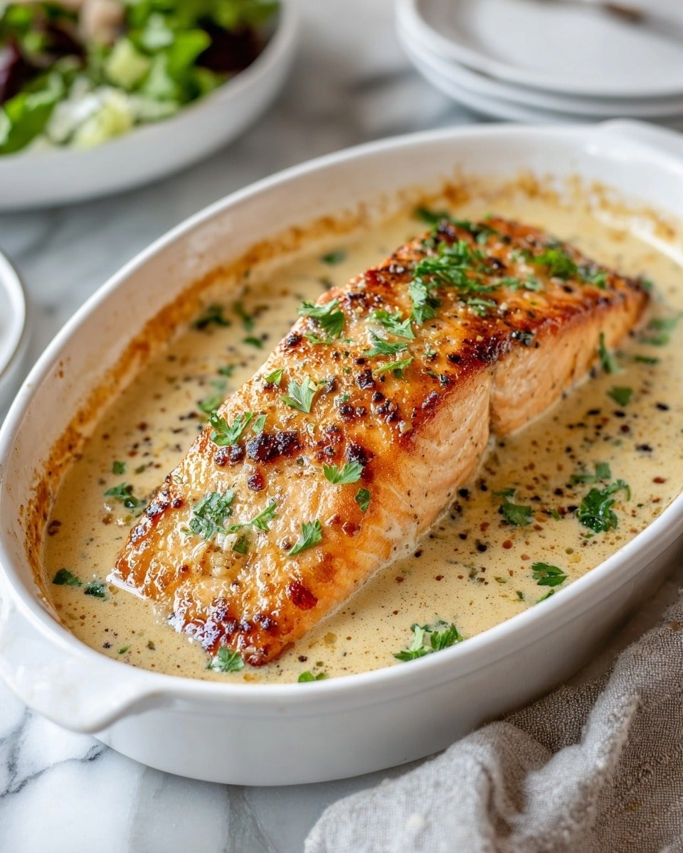 Baked Boursin Salmon Recipe - Recipe Image — Baked Boursin Salmon, Boursin Salmon recipe, elegant salmon dinner, easy baked salmon with cheese, flavorful salmon main course