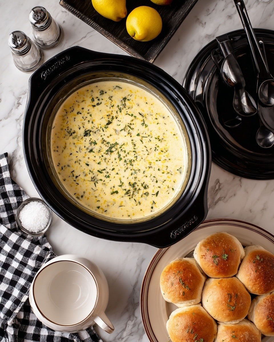 Slow Cooker Potato Leek Soup Recipe - Recipe Image — Slow Cooker Potato Leek Soup, creamy leek and potato soup, easy slow cooker soup recipes, comforting fall soups, simple leek potato dinner