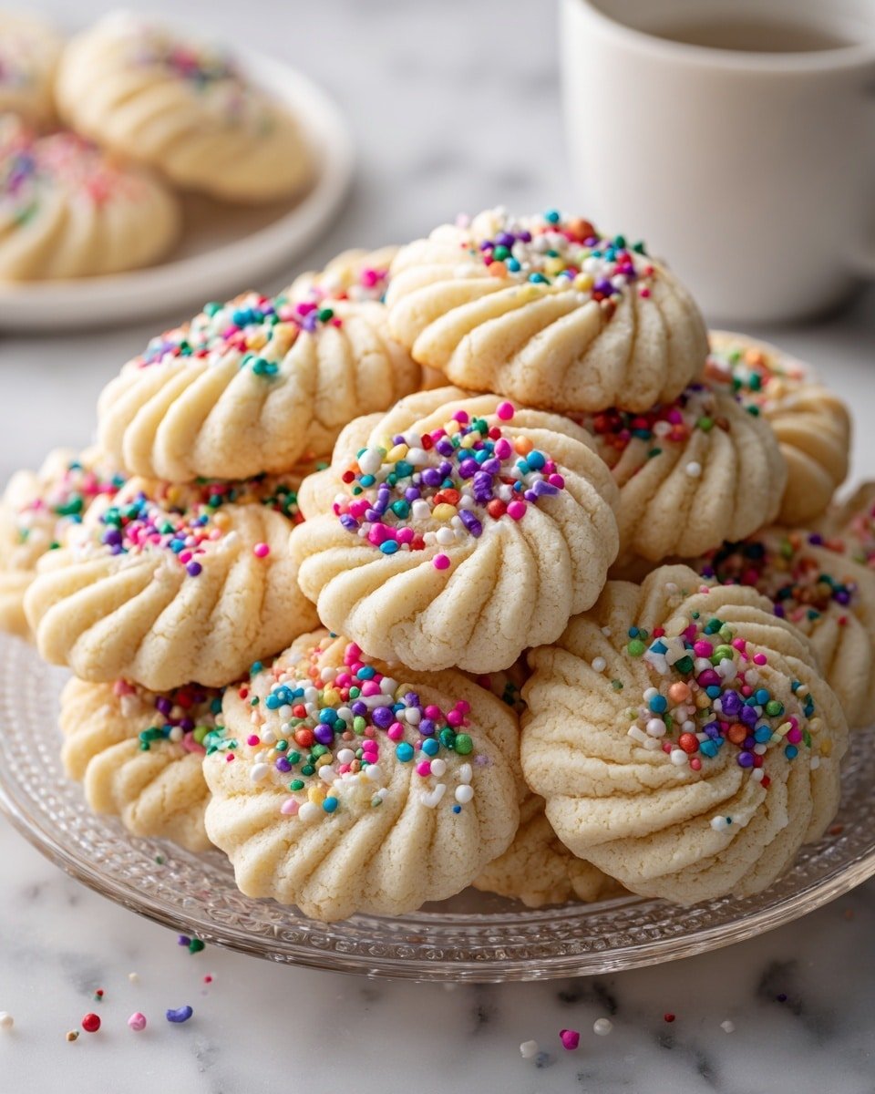 Butter Cookies Recipe - Recipe Image — Butter Cookies, buttery Cookie Recipe, easy butter cookies, classic cookie recipe, homemade butter cookies