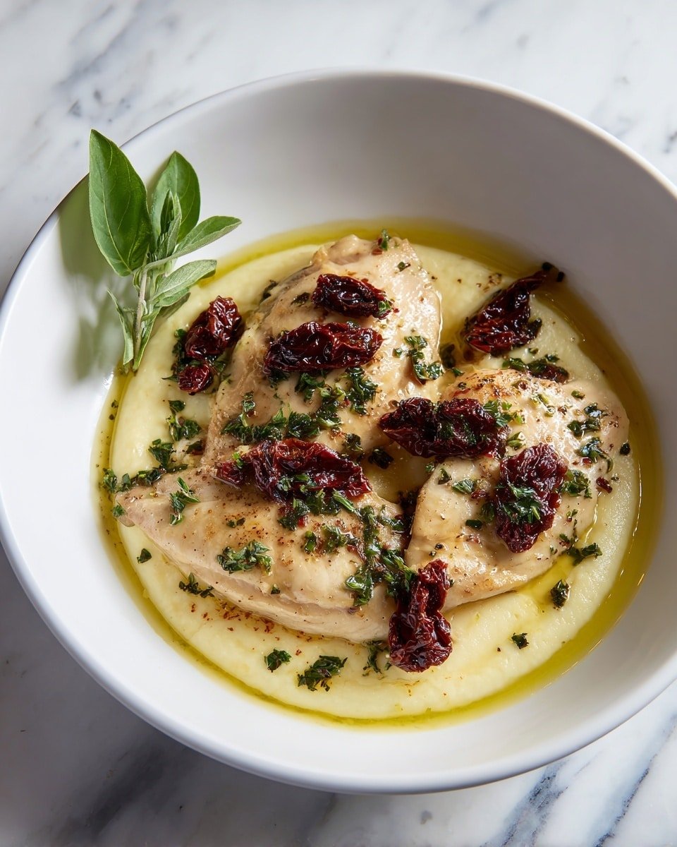 Sun-Dried Tomato Coconut Chicken Crockpot Recipe - Recipe Image — Sun-Dried Tomato Coconut Chicken Crockpot, Crockpot chicken recipes with sun-dried tomatoes, creamy coconut chicken recipe, easy slow cooker chicken dinner, flavorful chicken crockpot meal