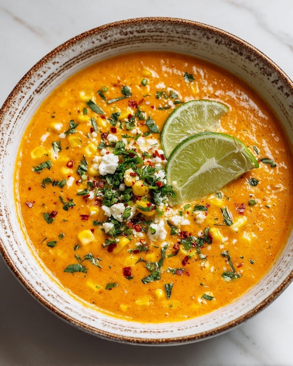 Street Corn Chicken Chili Recipe - Recipe Image — Street Corn Chicken Chili, spicy chicken chili with corn, summer festival inspired chili, hearty chicken and corn stew, quick flavorful chili recipe