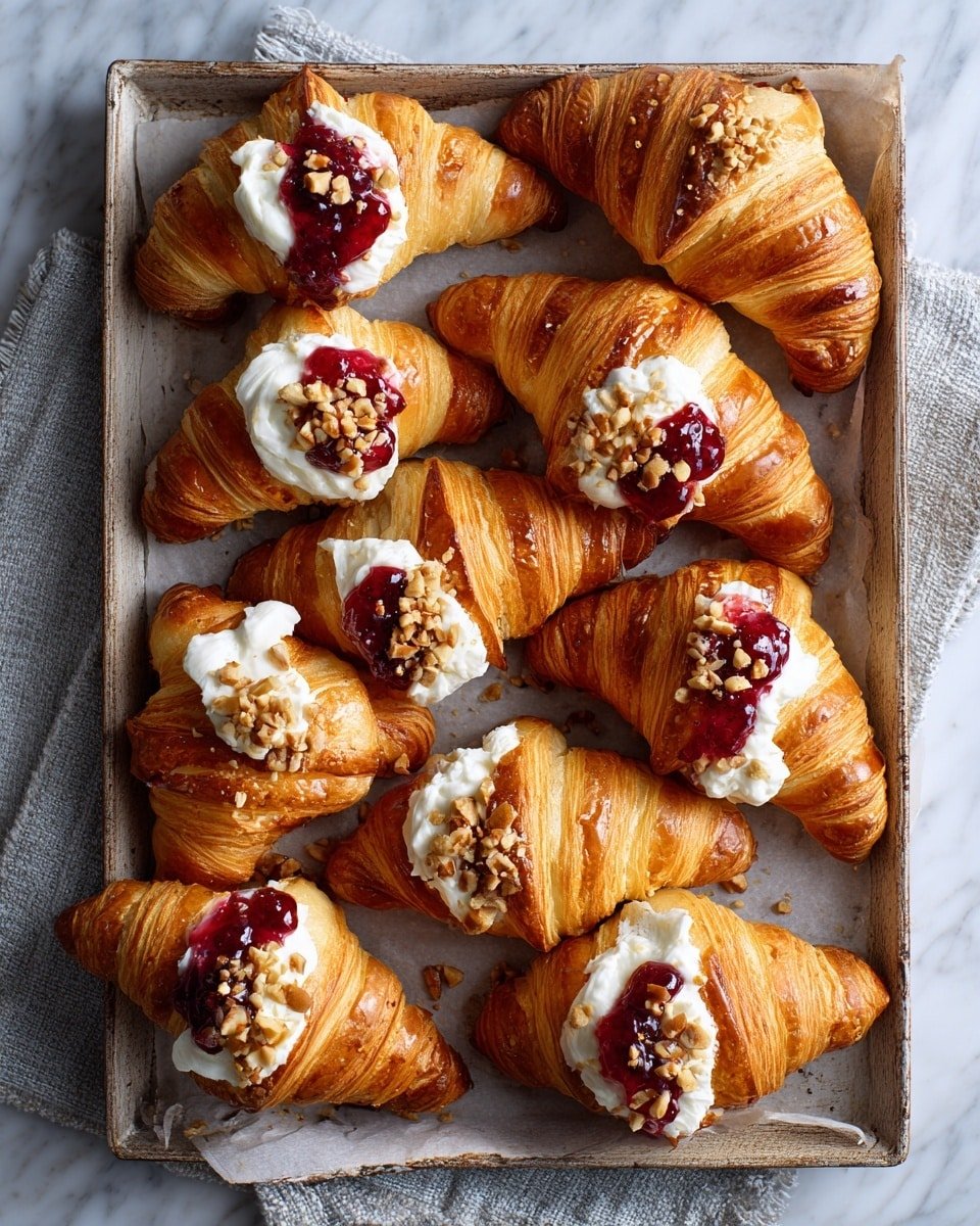 Cranberry Cream Cheese Crescent Bites Recipe - Recipe Image — Cranberry Cream Cheese Crescent Bites, holiday appetizer recipes, festive finger foods, easy cranberry crescent bites, holiday party snacks