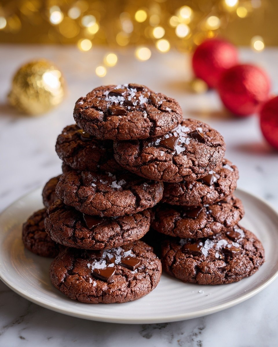 Fudgy Chocolate Brownie Cookies Recipe - Recipe Image — Fudgy Chocolate Brownie Cookies, decadent brownie cookies, chocolate cookie recipes, easy brownie cookies, rich chocolate desserts