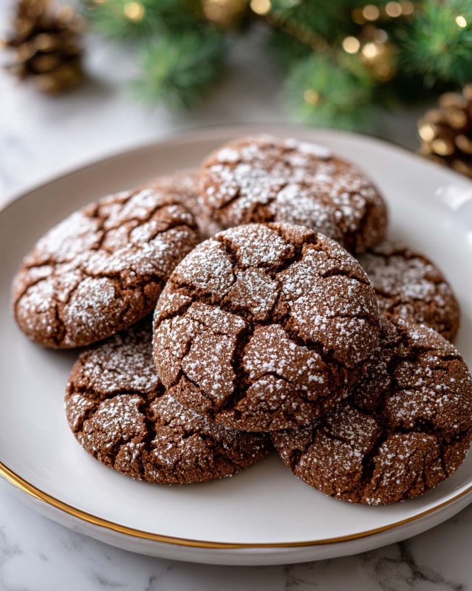 Spiced Molasses Cookies Recipe - Recipe Image — Spiced Molasses Cookies, molasses cookies with spices, holiday spice cookies, chewy ginger molasses cookies, warm spiced cookie recipe