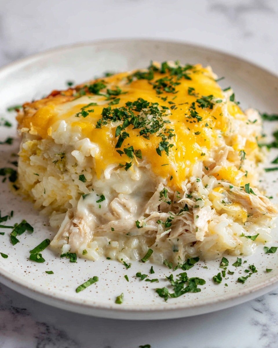 Healthy Chicken Cauliflower Rice Casserole: The Cozy Casserole That Won’t Weigh You Down Recipe - Recipe Image — Healthy Chicken Cauliflower Rice Casserole, healthy chicken casserole, cauliflower rice recipes, low-carb chicken casserole, light comfort food