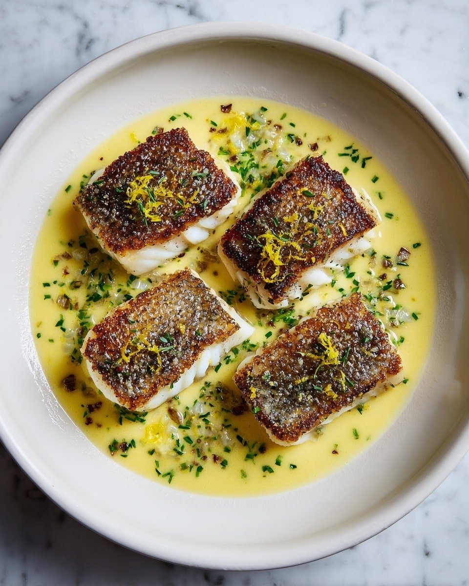 Baked Cod in Coconut Lemon Cream Sauce for Busy Weeknights Recipe - Recipe Image — Baked Cod in Coconut Lemon Cream Sauce,quick seafood dinner,healthy weeknight fish recipe,easy baked cod with coconut sauce,bright lemon seafood dish