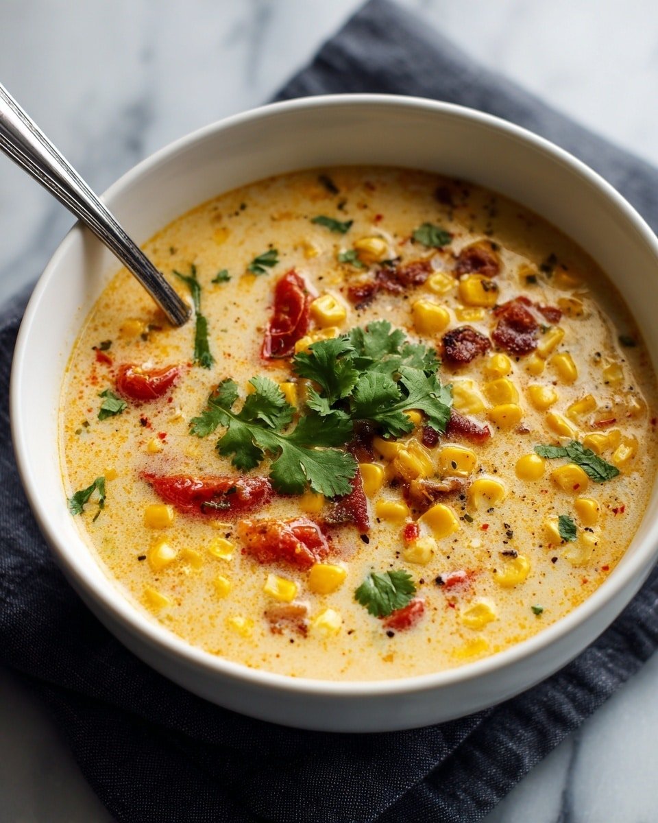 Creamy Cowboy Soup Recipe - Recipe Image — Creamy Cowboy Soup, hearty soup recipes, comfort food ideas, beef and smoky spice soup, easy chowder recipes