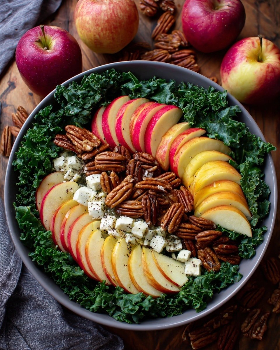 Irresistible Autumn Harvest Honeycrisp Apple and Feta Salad Recipe - Recipe Image — Autumn Harvest Honeycrisp Apple and Feta Salad, Honeycrisp apple salad with feta, seasonal fall salad recipes, healthy apple salad ideas, fall vegetarian side dishes