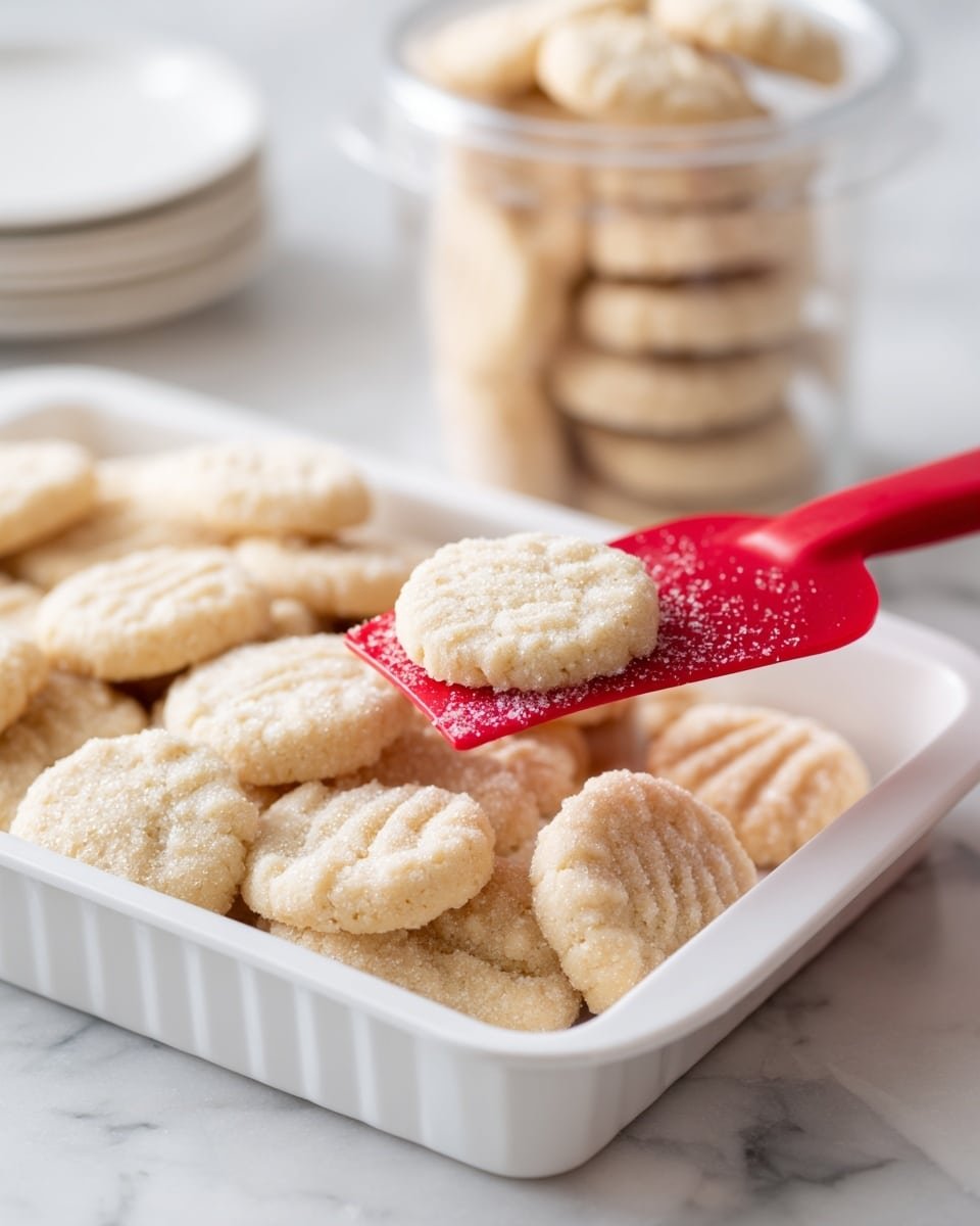 Mini Sugar Cookies Recipe - Recipe Image — Mini Sugar Cookies, easy sugar cookies, quick cookie recipe, homemade mini cookies, sweet cookie bites