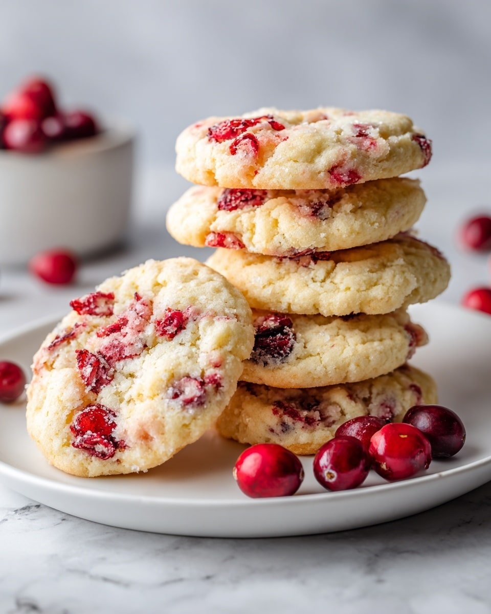 Cranberry Orange Shortbread Cookies Recipe - Recipe Image — Cranberry Orange Shortbread Cookies, festive holiday cookies, buttery cranberry cookies, citrus shortbread treats, easy holiday cookie recipe