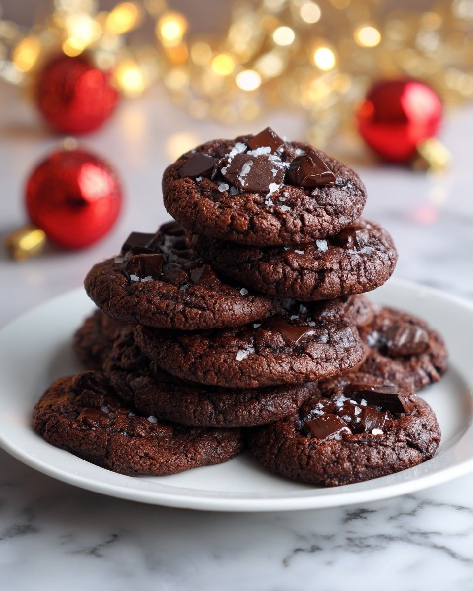 Fudgy Chocolate Brownie Cookies Recipe - Recipe Image — Fudgy Chocolate Brownie Cookies, decadent brownie cookies, chocolate cookie recipes, easy brownie cookies, rich chocolate desserts