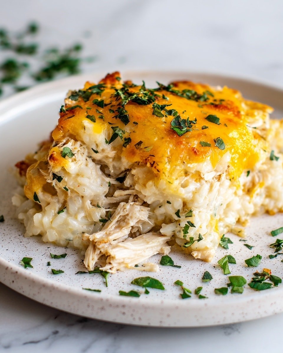 Healthy Chicken Cauliflower Rice Casserole: The Cozy Casserole That Won’t Weigh You Down Recipe - Recipe Image — Healthy Chicken Cauliflower Rice Casserole, healthy chicken casserole, cauliflower rice recipes, low-carb chicken casserole, light comfort food