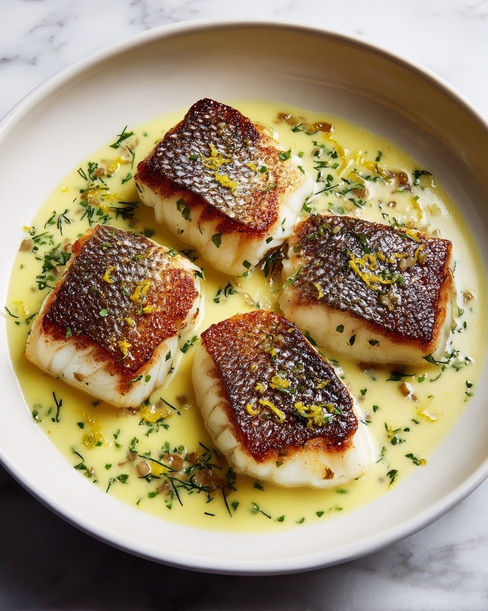 Baked Cod in Coconut Lemon Cream Sauce for Busy Weeknights Recipe - Recipe Image — Baked Cod in Coconut Lemon Cream Sauce,quick seafood dinner,healthy weeknight fish recipe,easy baked cod with coconut sauce,bright lemon seafood dish