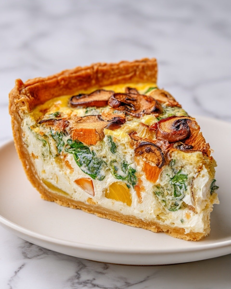 Savory Mushroom and Gruyère Bread Pudding Recipe - Recipe Image — Savory Mushroom and Gruyère Bread Pudding, mushroom bread casserole, cheesy mushroom bake, savory bread pudding, brunch mushroom casserole