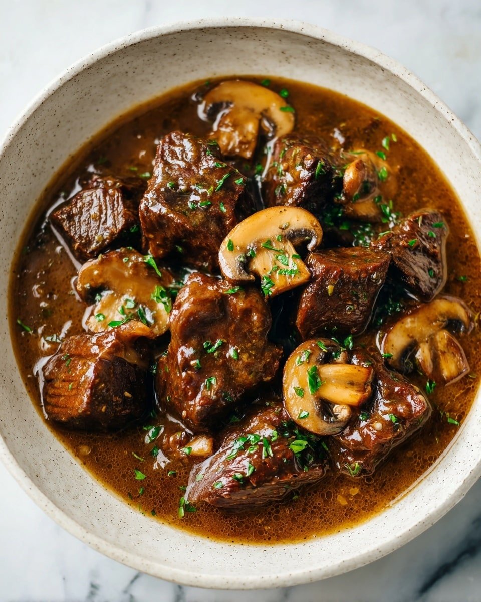 Keto Beef and Mushroom Soup Recipe - Recipe Image — Keto Beef and Mushroom Soup, low-carb beef mushroom soup, hearty keto mushroom soup, healthy beef mushroom recipe, low-carb comfort food