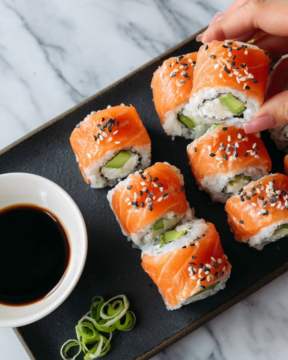 Easy Smoked Salmon Roll Ups Recipe - Recipe Image — Easy Smoked Salmon Roll Ups, smoked salmon appetizer, quick seafood appetizers, elegant party appetizers, easy smoked salmon snack