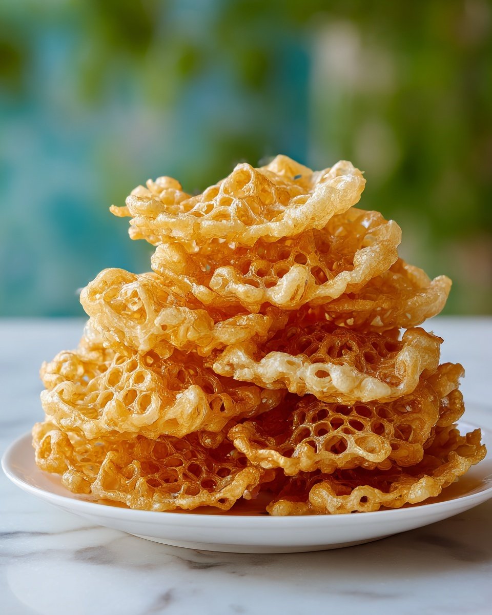 Crispy Cottage Cheese Chips Recipe - Recipe Image — Crispy Cottage Cheese Chips, healthy cottage cheese snacks, baked cheese chips, protein-packed snack ideas, easy cheese chip recipes