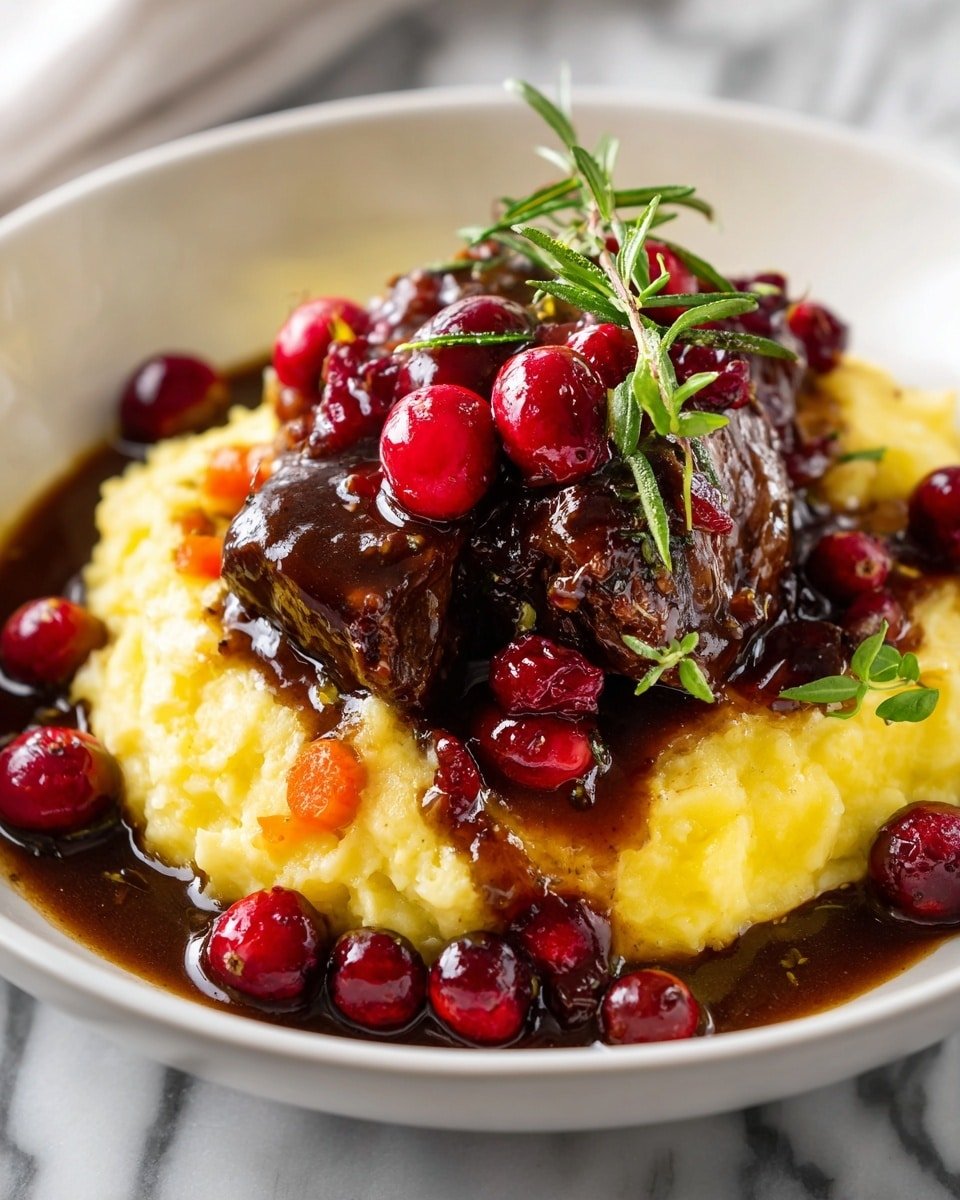 Slow-Braised Beef Roast with Cranberry Balsamic Glaze Recipe - Recipe Image — Slow-Braised Beef Roast with Cranberry Balsamic Glaze, beef roast recipe with cranberry balsamic glaze, easy slow-cooked beef roast, flavorful cranberry glazed beef, tender beef roast dinner