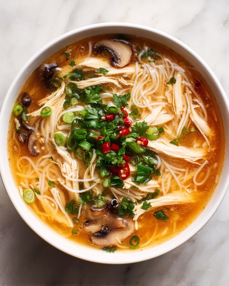Ginger Garlic Chicken Noodle Soup: An Incredible Ultimate Recipe - Recipe Image — Ginger Garlic Chicken Noodle Soup, comforting chicken noodle soup, flavorful ginger garlic soup, hearty chicken noodle recipe, soothing Asian-inspired soup
