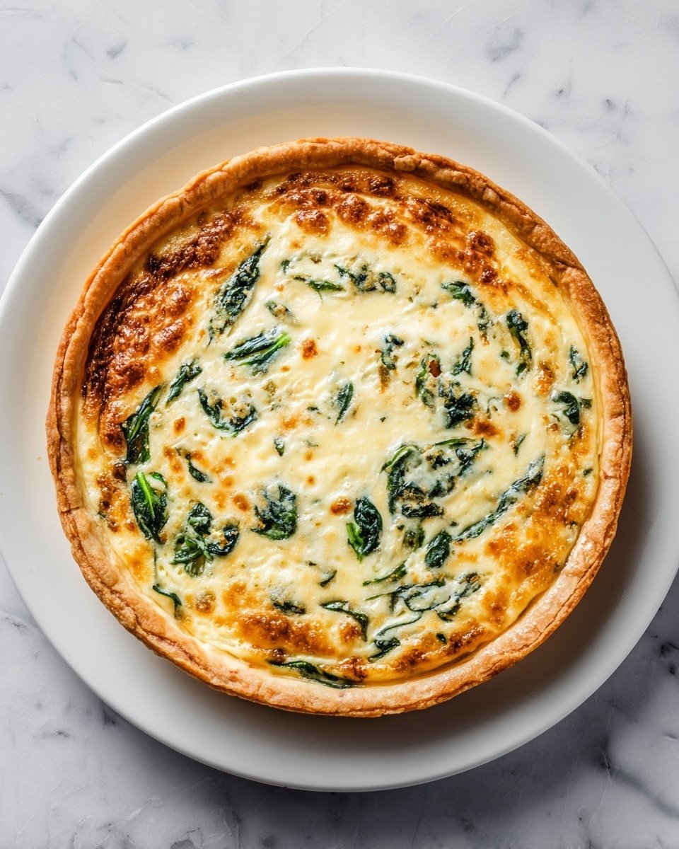 Delicious Cottage Cheese and Spinach Crustless Quiche Made Easy Recipe - Recipe Image — Delicious Cottage Cheese and Spinach Crustless Quiche, healthy quiche recipes, easy breakfast ideas, low-carb veggie quiche, quick gluten-free brunch dishes