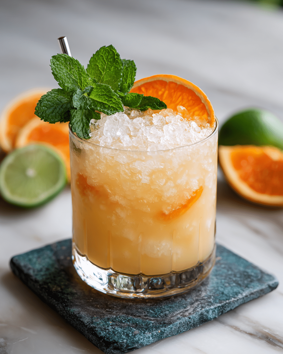 Cortisol Mocktail Recipe - Recipe Image — Cortisol Mocktail, calming mocktail recipe, stress-relief drinks, healthy beverages, refreshing non-alcoholic drinks