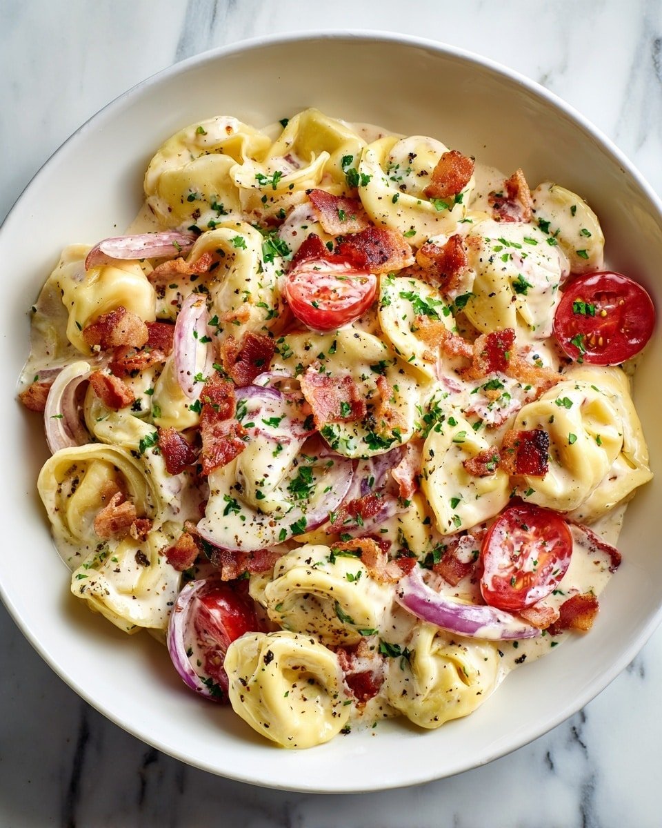 Fresh Grinder Tortellini Salad Recipe - Recipe Image — Fresh Grinder Tortellini Salad, tortellini pasta salad, easy pasta salad recipes, flavorful summer salads, quick weeknight dinners