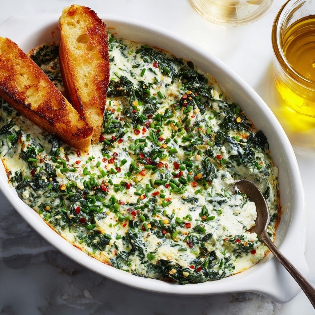 Spinach and Pepperoncini Baked Feta Dip Recipe - Recipe Image — Spinach and Pepperoncini Baked Feta Dip, baked feta dip with spinach and pepperoncini, easy spinach feta dip, flavorful baked feta appetizer, tangy spinach dip