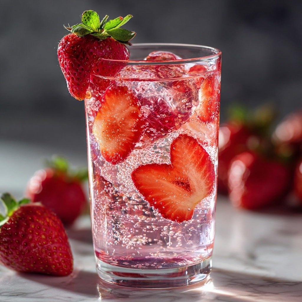 Strawberry Dirty Sprite: A Refreshing Drink Recipe - Recipe Image — Strawberry Dirty Sprite, refreshing drink recipe, fruity soda cocktail, summer beverage ideas, easy fruity drinks