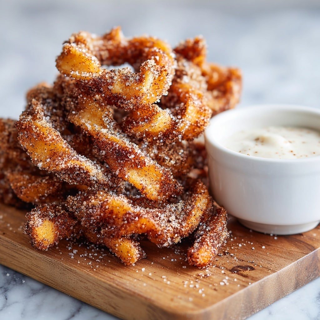 Air Fryer Cinnamon Sugar Twists with Cream Cheese Dip Recipe - Recipe Image — Air Fryer Cinnamon Sugar Twists with Cream Cheese Dip, cinnamon sugar twists, air fryer snack, beginner-friendly dessert, easy cinnamon snack