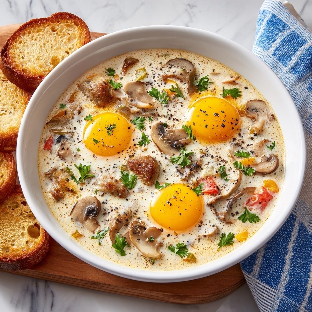 Slow Cooker Breakfast Soup Recipe - Recipe Image — Slow Cooker Breakfast Soup, hearty breakfast soup, easy breakfast recipes, comforting morning meals, make-ahead breakfast ideas