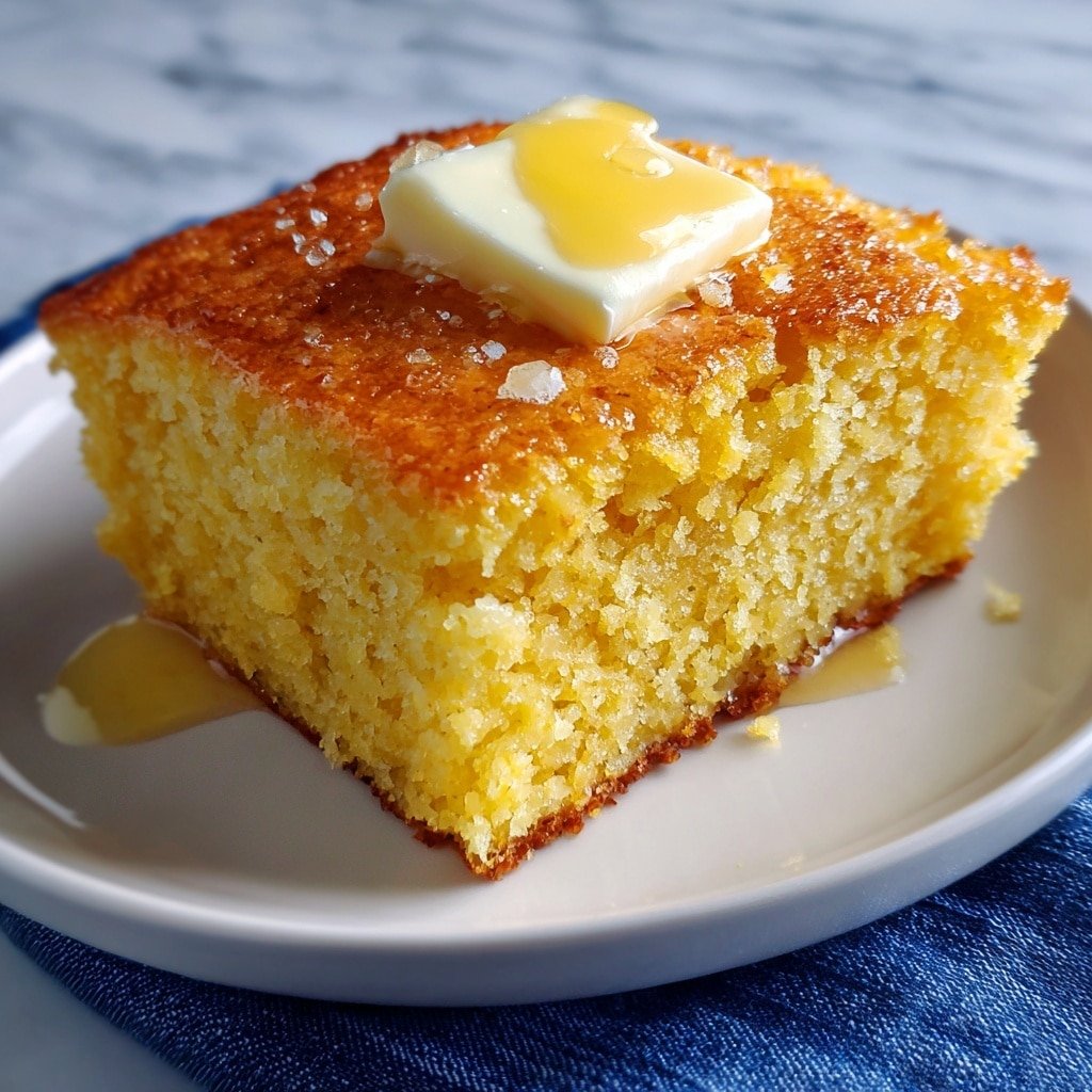 Easy Sweet Potato Cornbread Recipe - Recipe Image — Easy Sweet Potato Cornbread, Sweet Potato Cornbread Recipe, Moist Cornbread with Sweet Potatoes, Homemade Sweet Potato Cornbread, Comforting Cornbread Side Dish