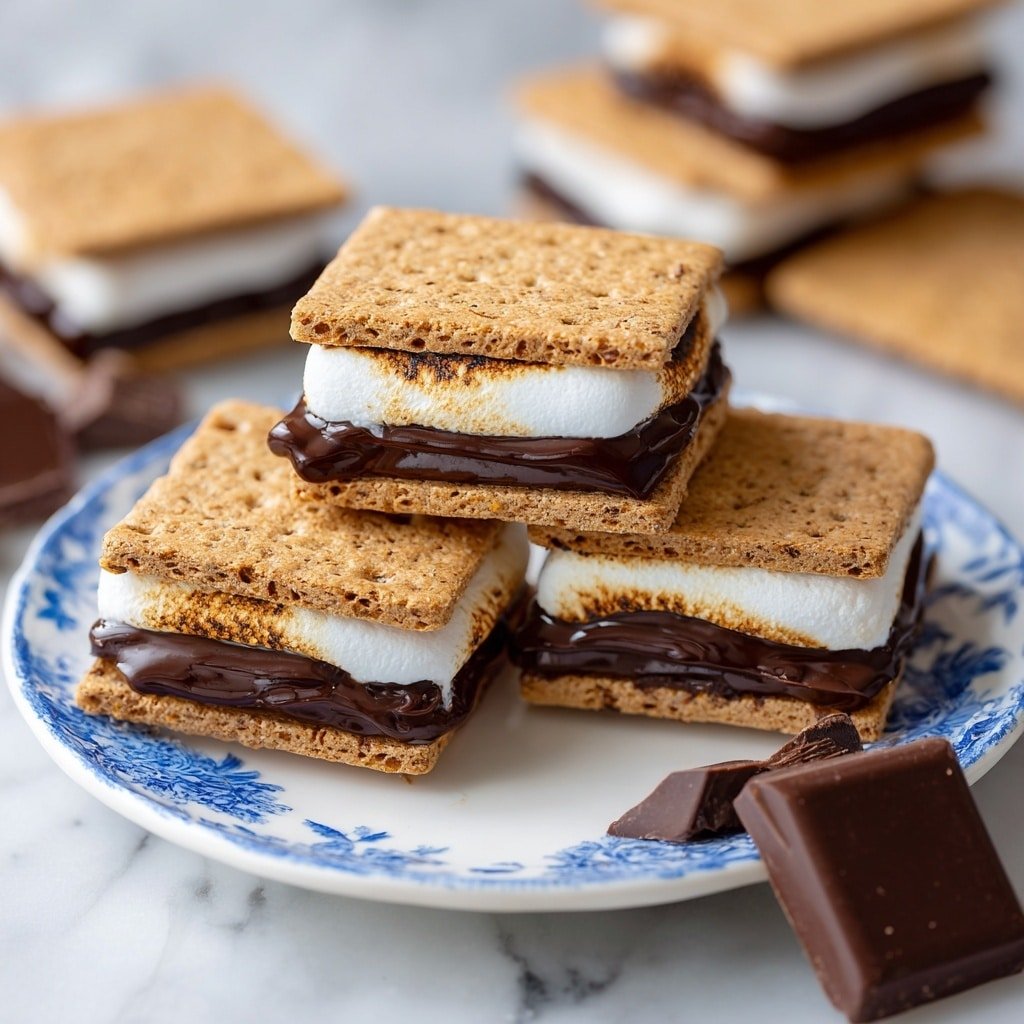 Air Fryer S’mores Recipe - Recipe Image — Air Fryer S'mores, S'mores in Air Fryer, Easy S'mores Recipe, No-Fire S'mores, Quick S'mores Treat
