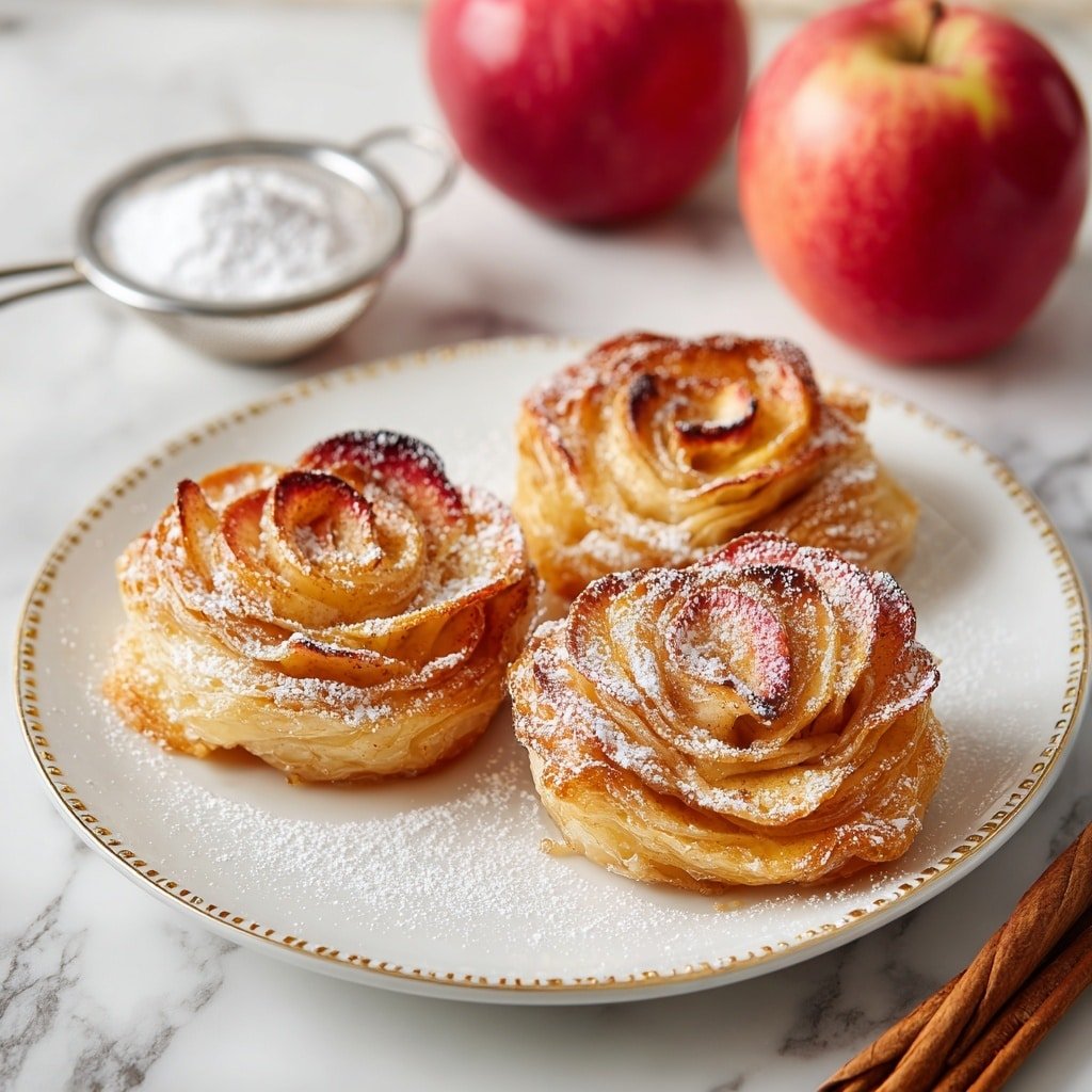 Puff Pastry Apple Roses Recipe - Recipe Image — Puff Pastry Apple Roses, Apple Roses dessert, Elegant fruit tart, Flaky puff pastry with apples, Easy apple rose pastries