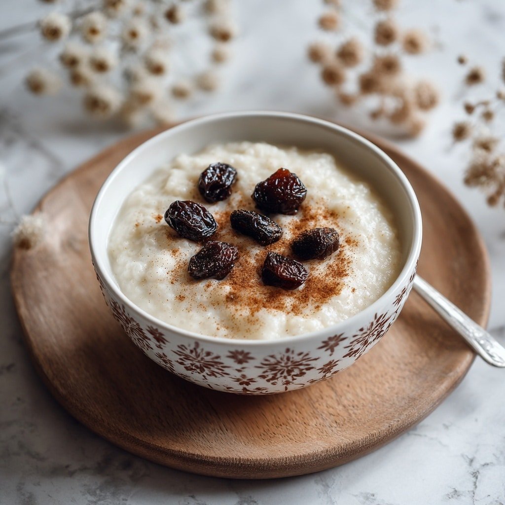 Creamy Rice Pudding with Vanilla and Cinnamon Recipe - Recipe Image — Creamy Rice Pudding with Vanilla and Cinnamon, rice pudding dessert, comforting rice pudding recipe, easy rice pudding, vanilla cinnamon pudding